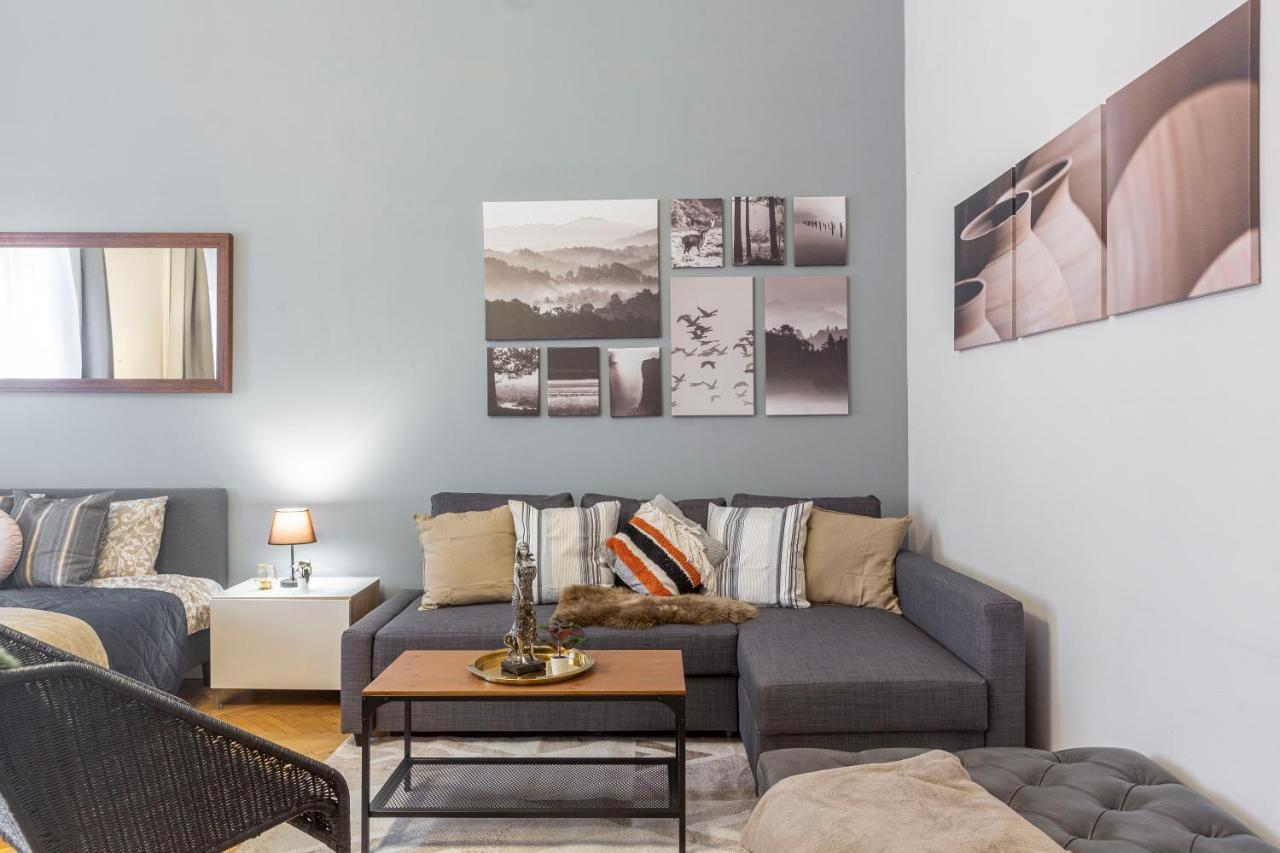 Spacious & Cozy Downtown Apartment With Balcony Budapešť Exteriér fotografie